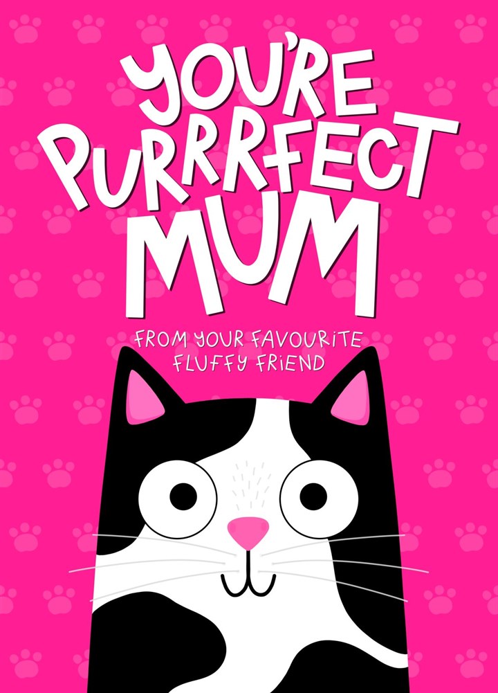 Perfect Cat Mum Card