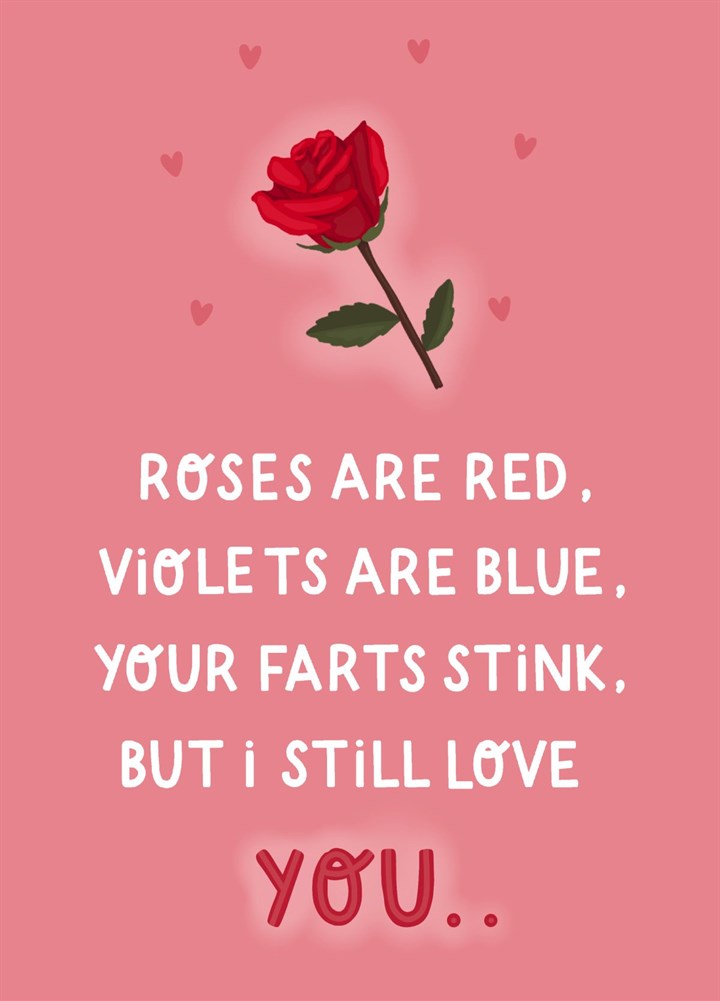 Roses Are Red, Violets Are Blue.. Card