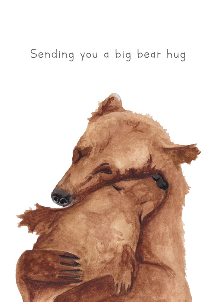 A Big Bear Hug Card