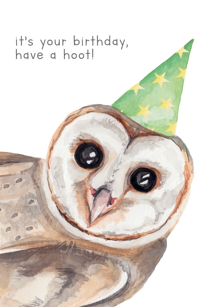 Have A Hoot Birthday Card