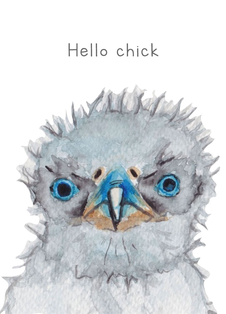 Hello Chick Card