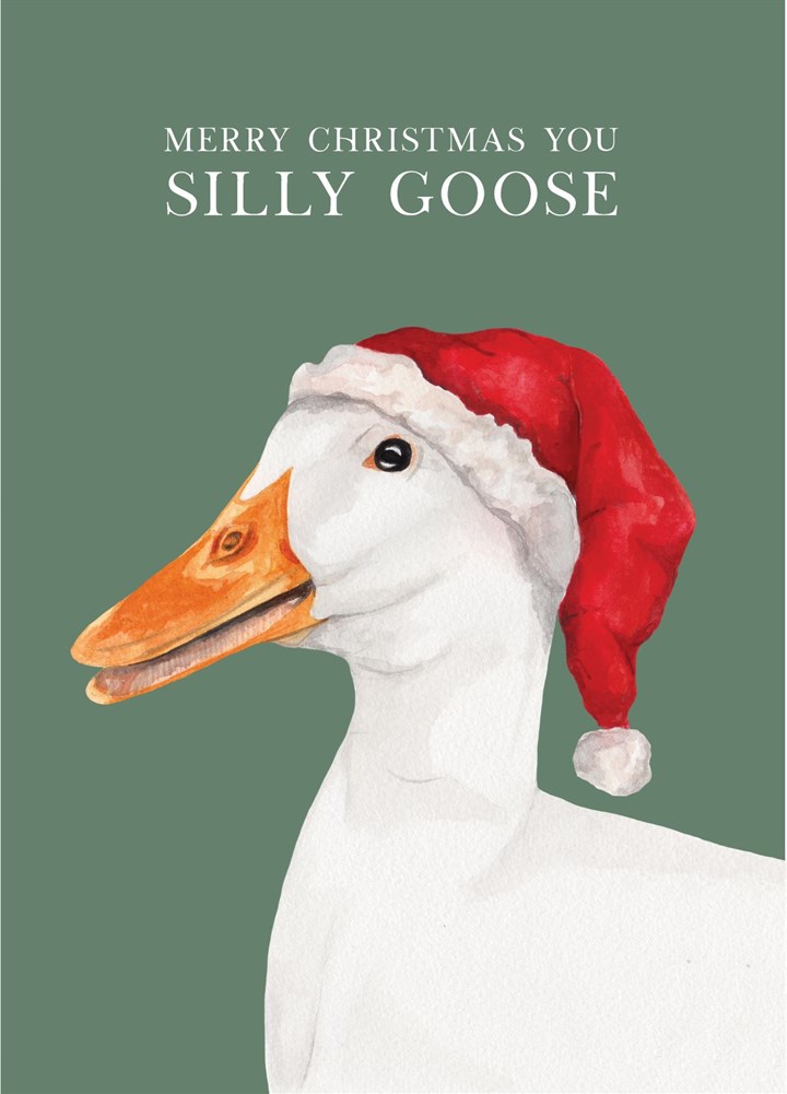 Christmas Silly Goose Card