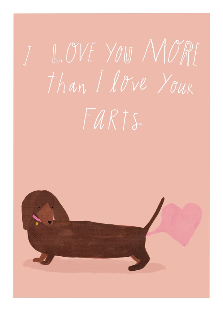 I Love Your Farts Card
