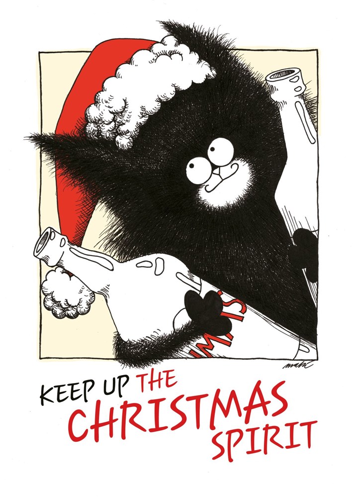 Keep Up The Christmas Spirit Card
