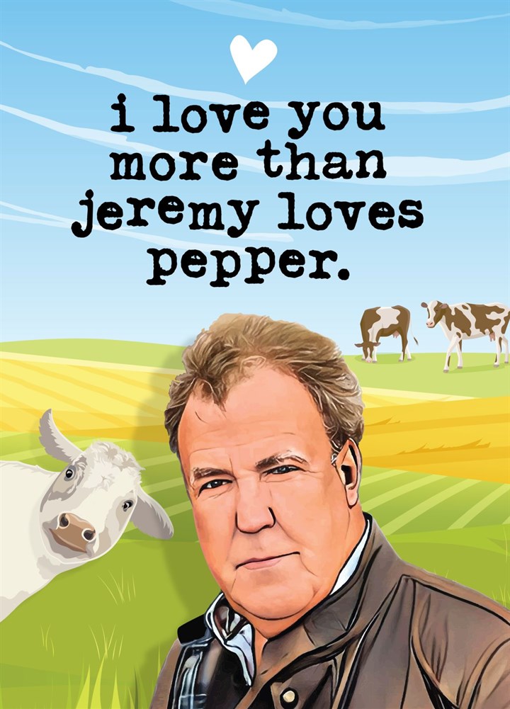 Funny Jeremy Clarkson Card Birthday Card