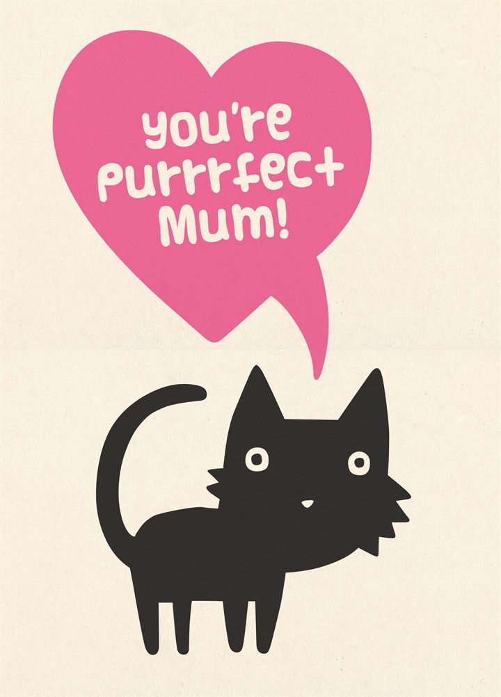 Purrrfect Mum Card