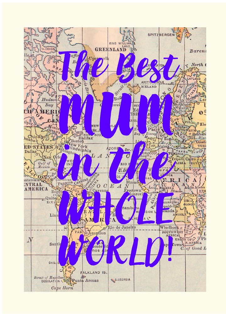 Best Mum In The World Card