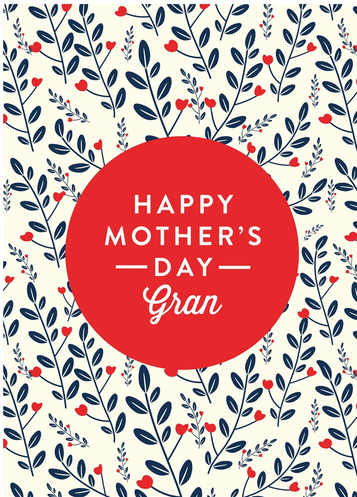Happy Mother's Day Gran Card