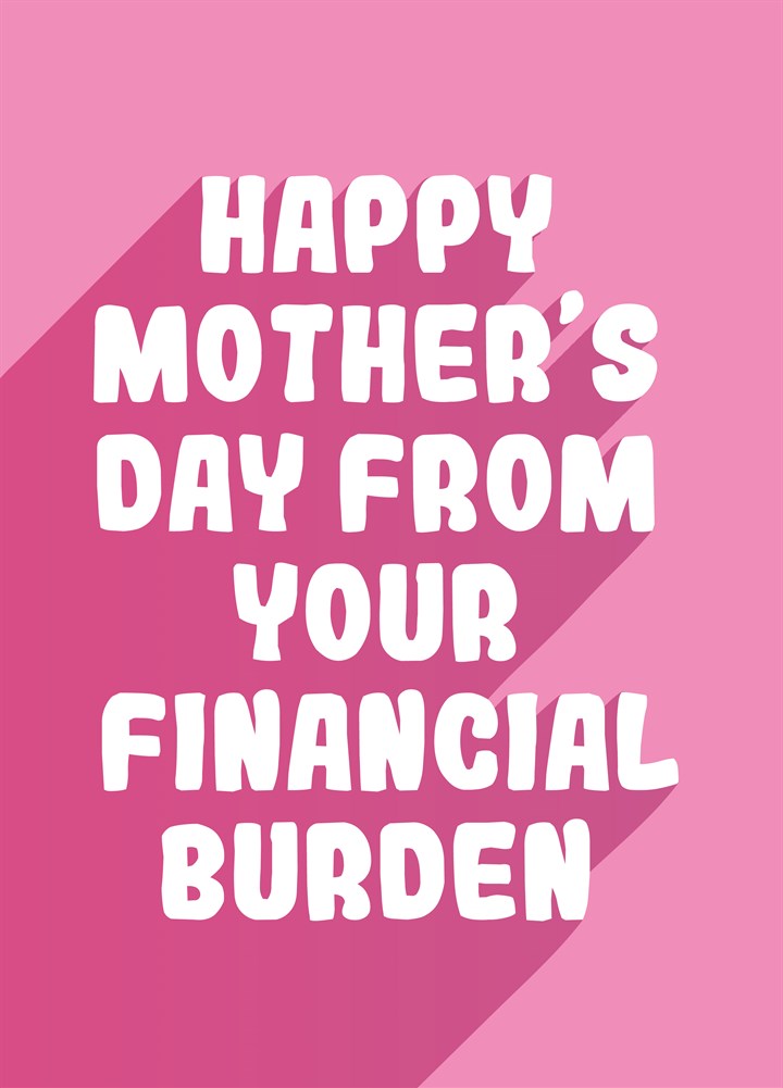 From Your Financial Burden Card
