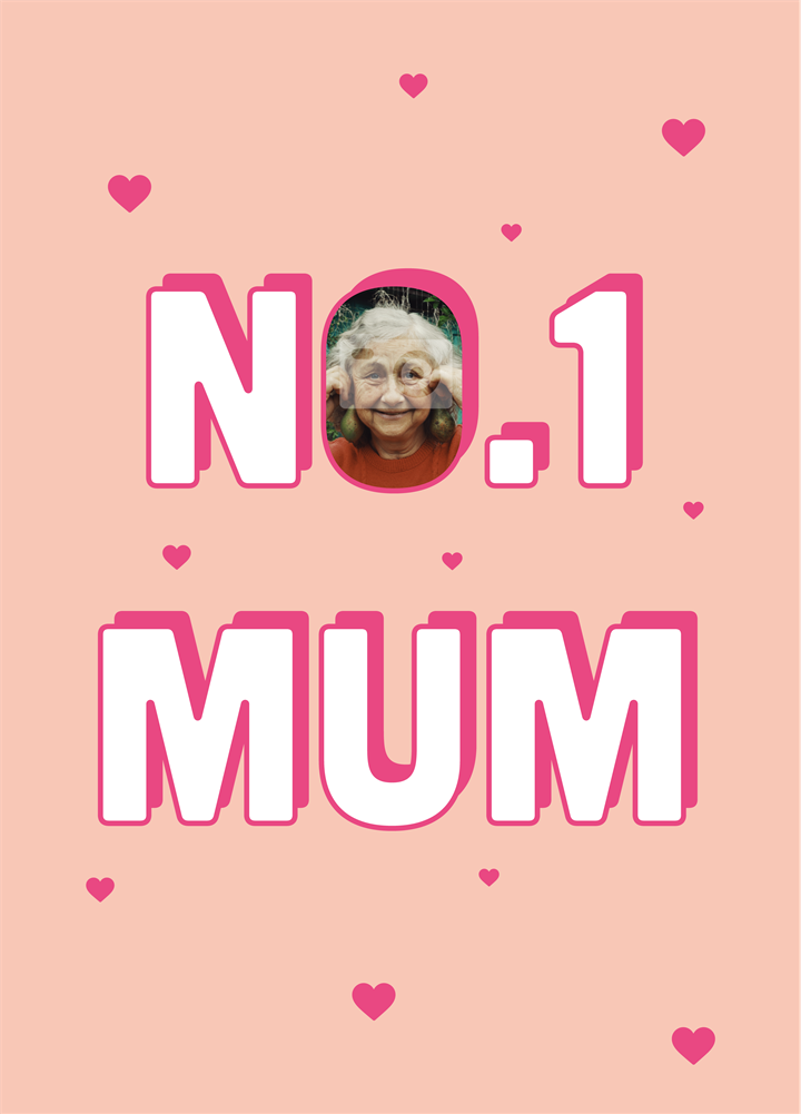 Number One Mum Card