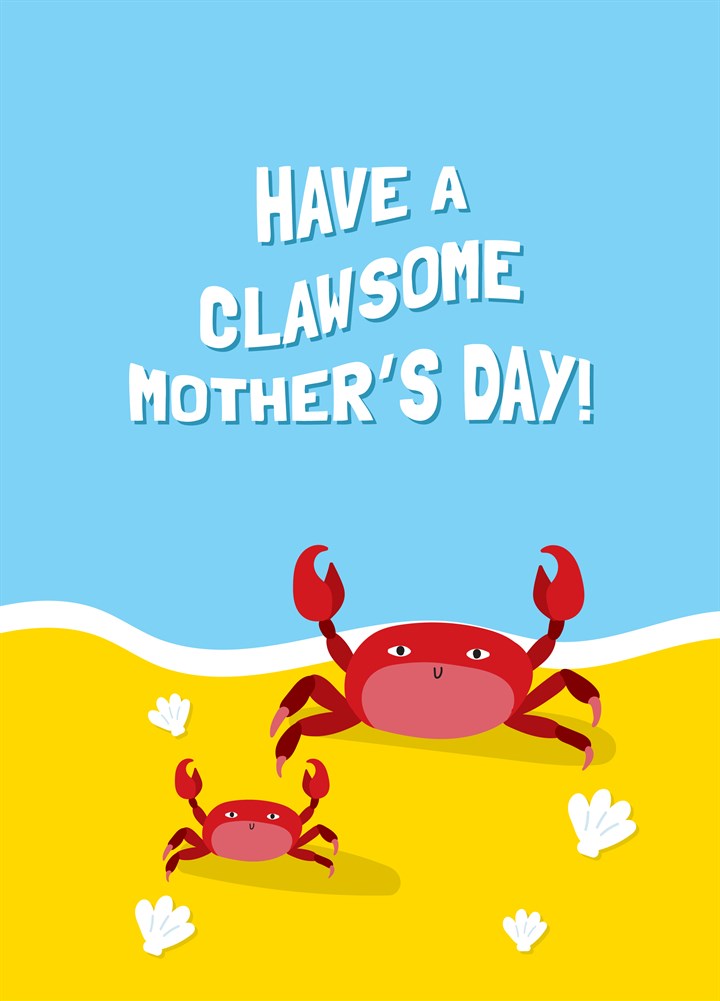 Have A Clawsome Mother's Day Card