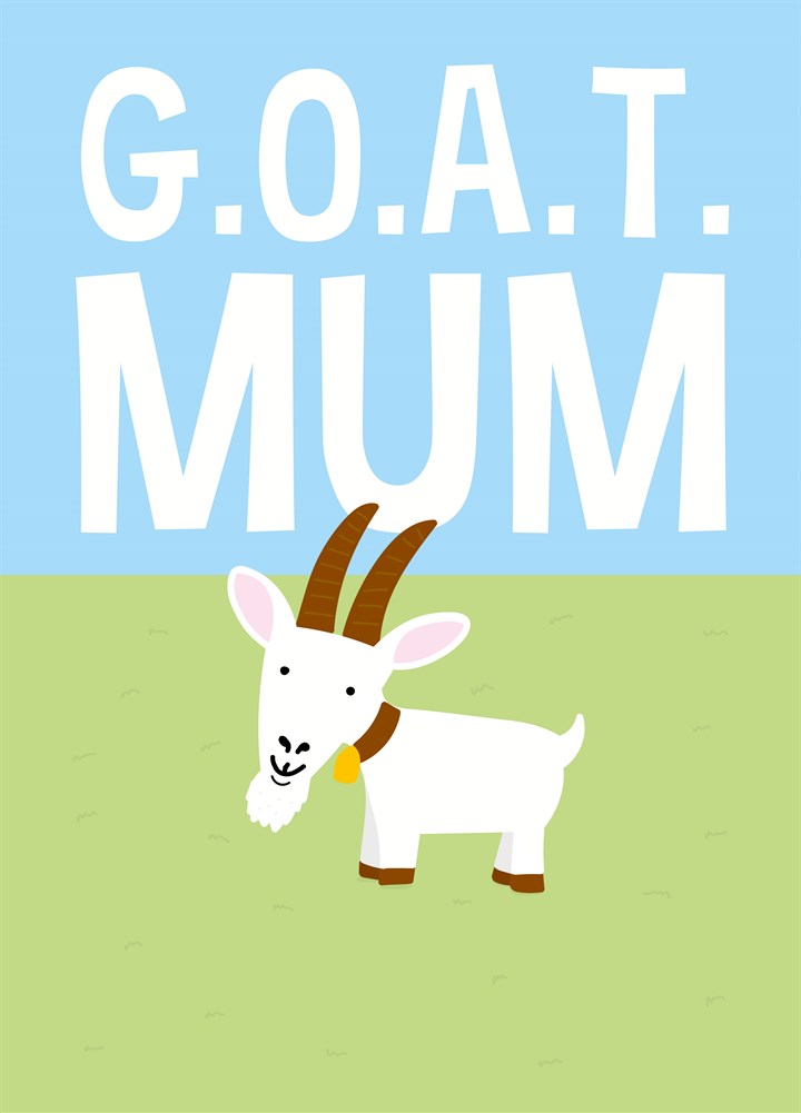 Goat Mum Card