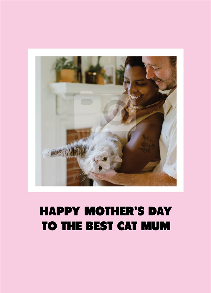 To The Best Cat Mum Card