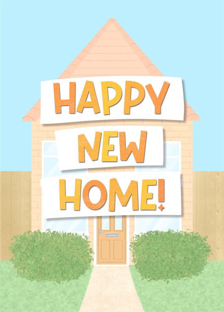 House New Home Card