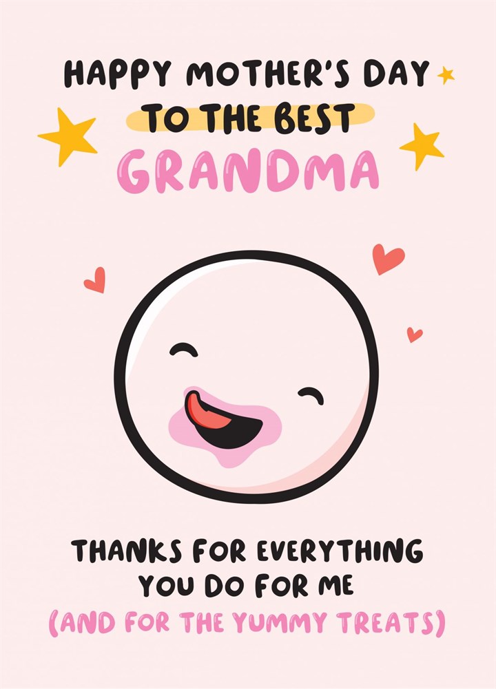 Best Grandma Mother's Day Card