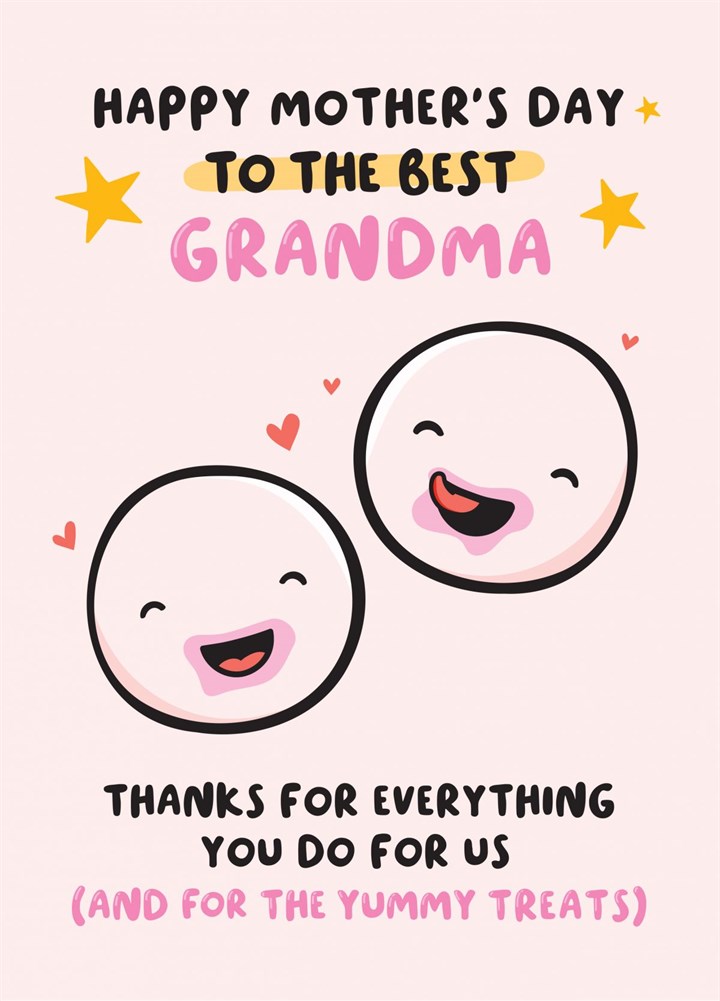 Best Grandma Mother's Day Card