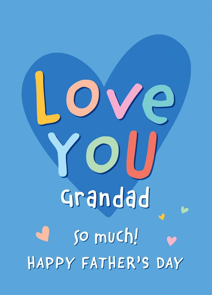 Love You Grandad So Much! Card