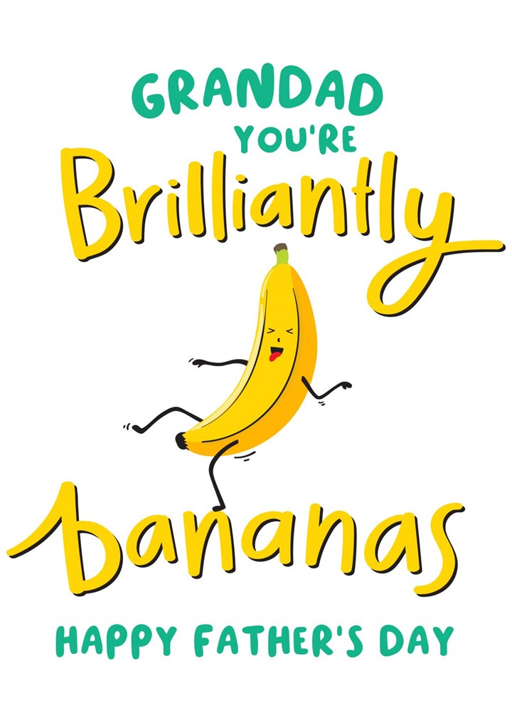 Brilliantly Bananas Grandad Card