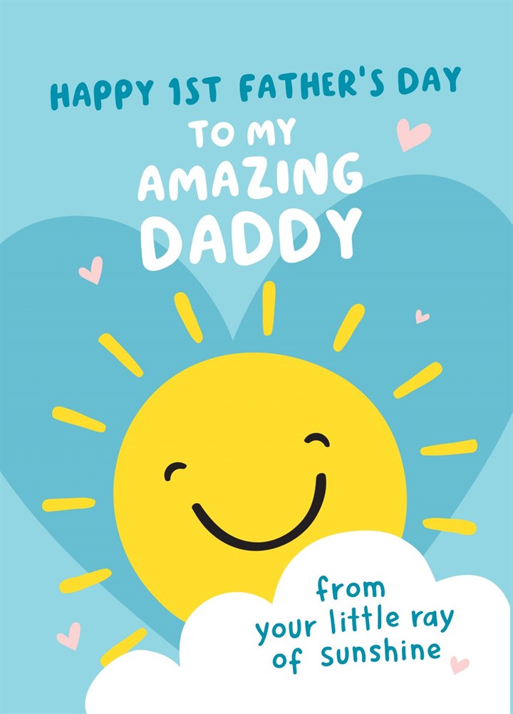 Little Sunshine 1st Father's Day Card