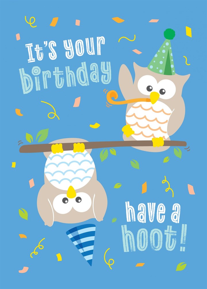 Have A Hoot Kids Birthday Card