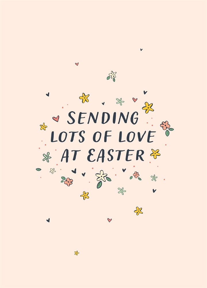 Sending Love At Easter Card