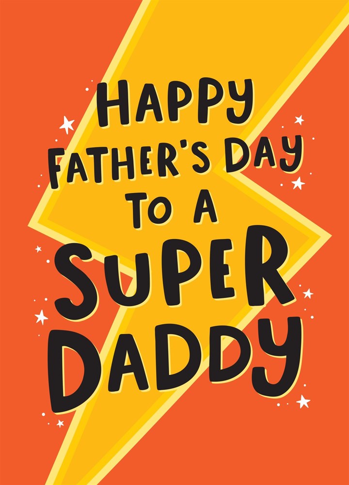 Super Daddy Father's Day Card