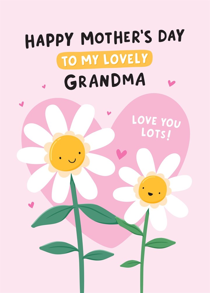 Lovely Grandma Daisy Mother's Day Card