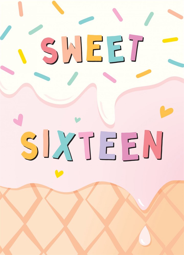 Sweet Sixteen Card