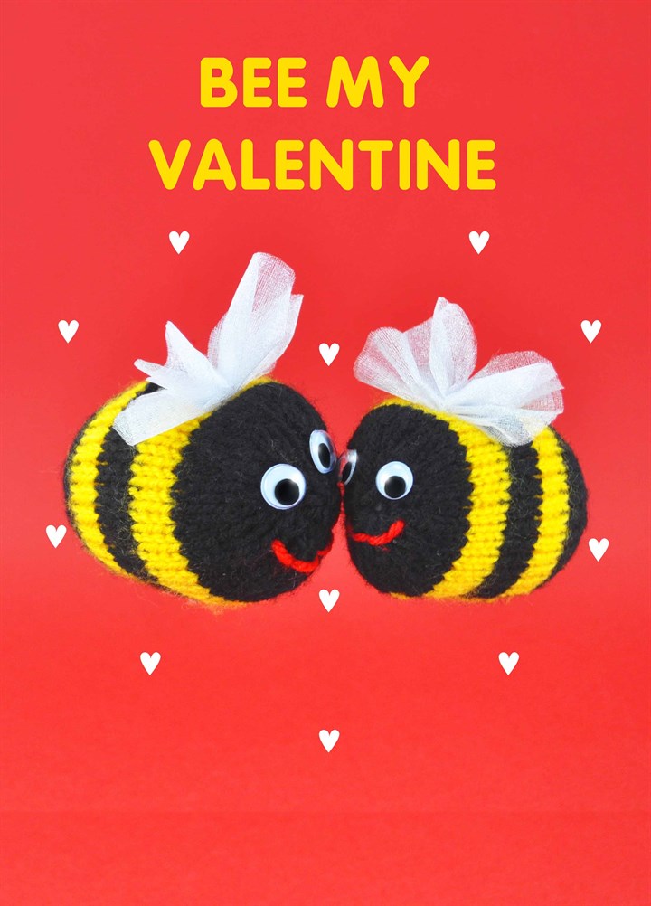 Bee My Valentine Card