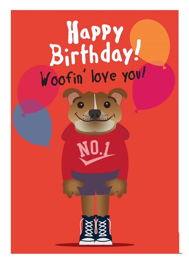 Woofin' Love You Card