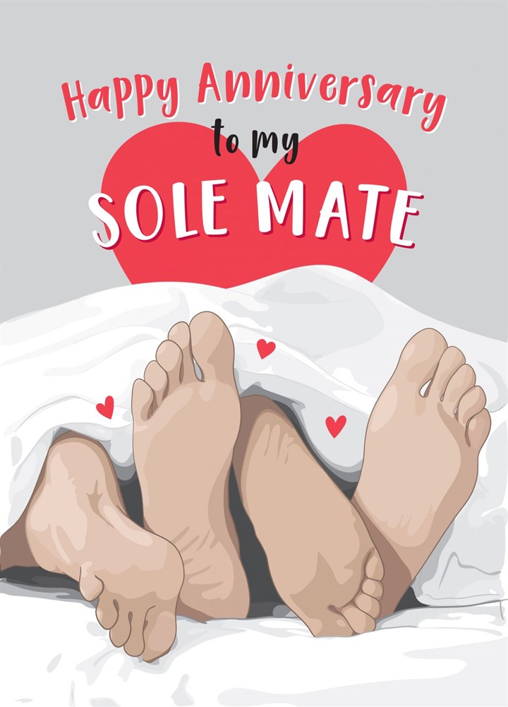 Sole Mates Anniversary Card
