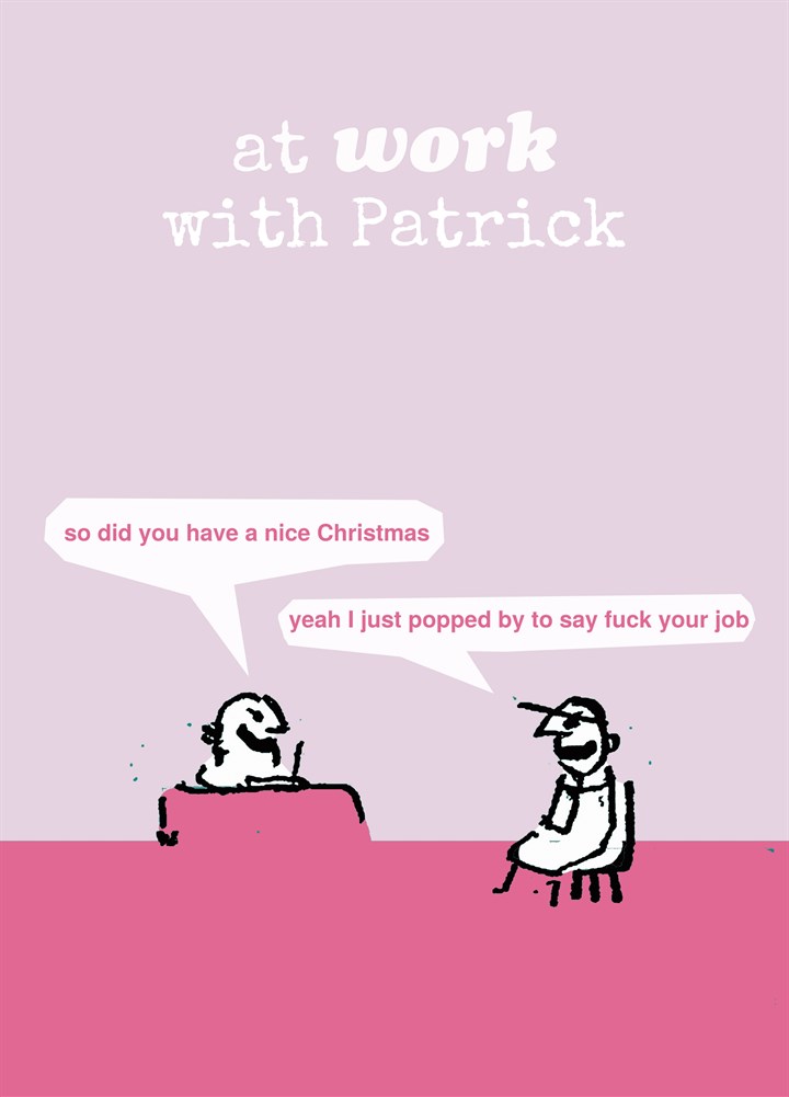 Did You Have A Nice Christmas Card