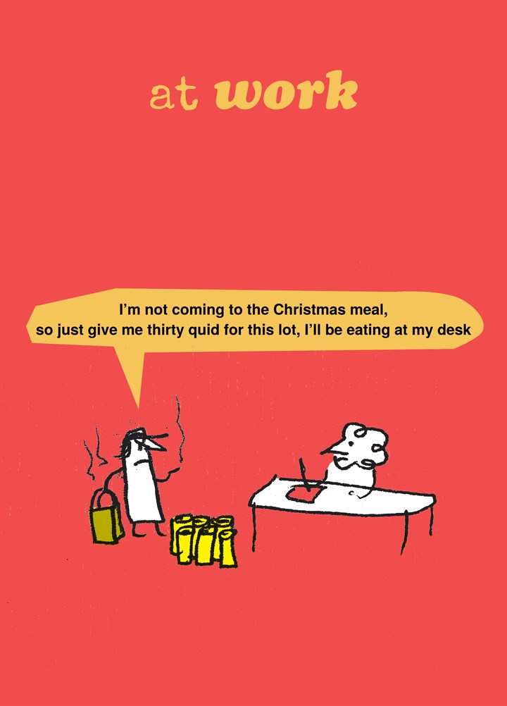 Christmas Meal Card
