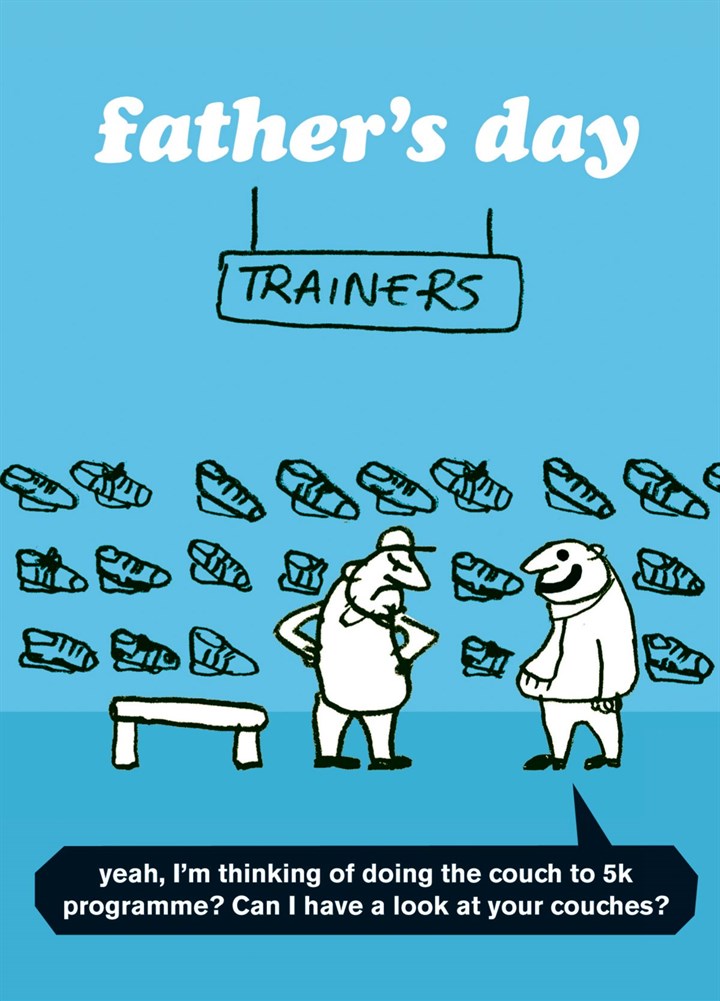 Couch To 5K Father's Day Card
