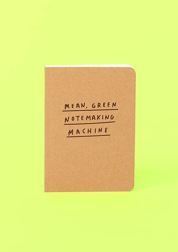 Mean Green Notebook