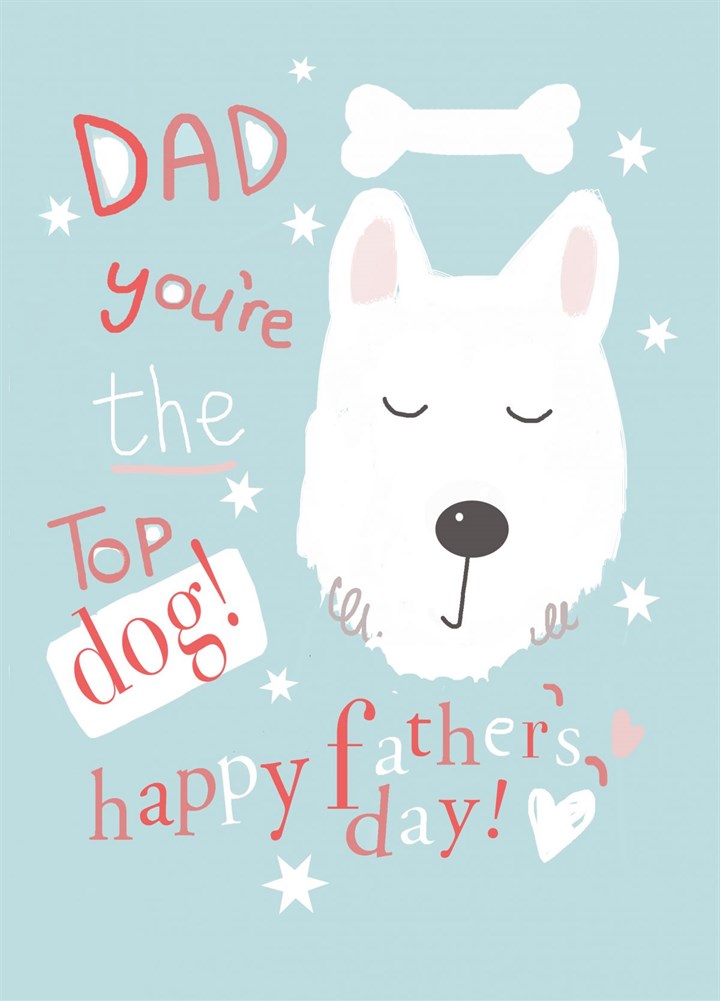 Top Dog Dad Card