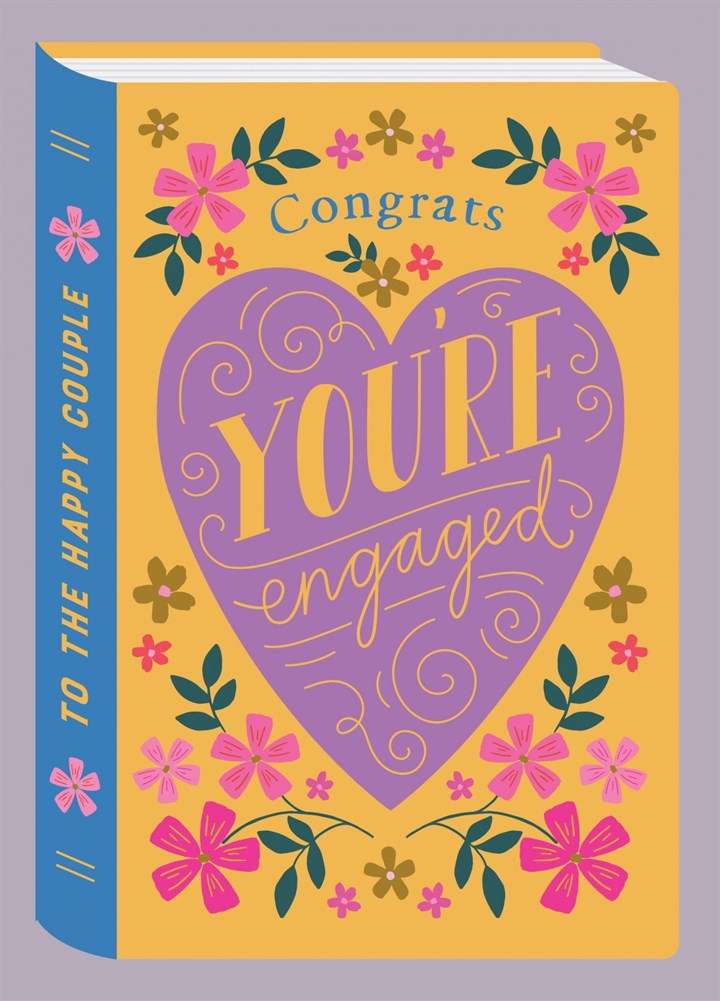 You're Engaged Book Card