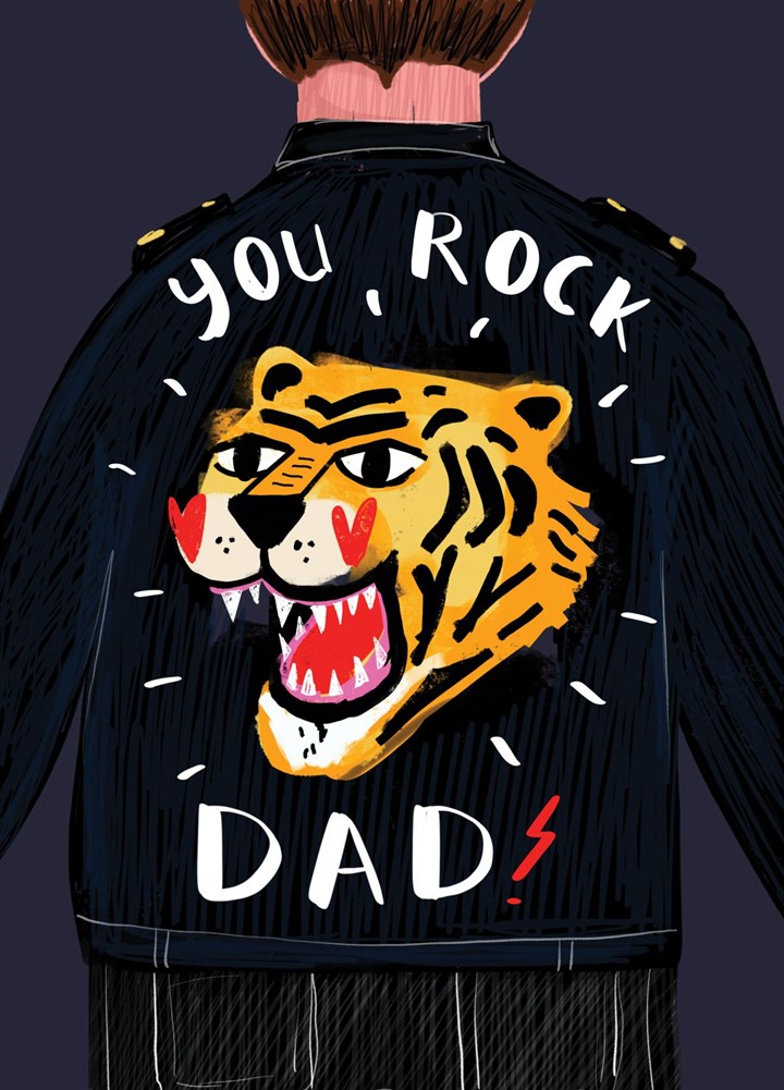 You Rock Dad Card