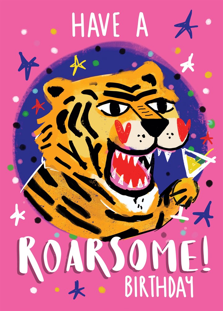 Roarsome Tiger Card