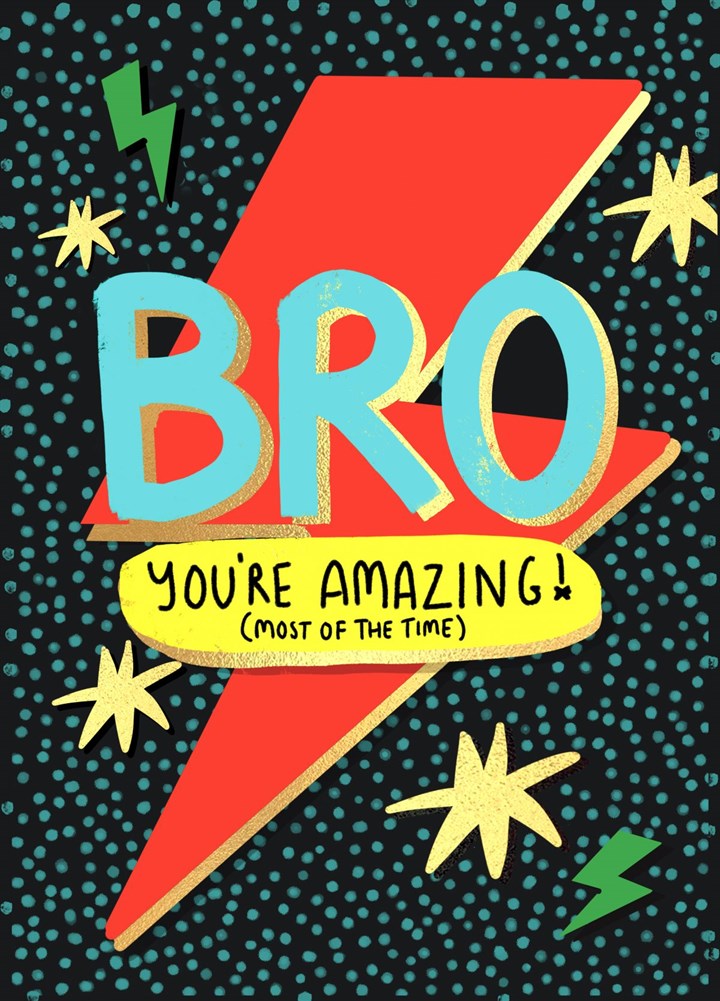 Amazing Brother Card