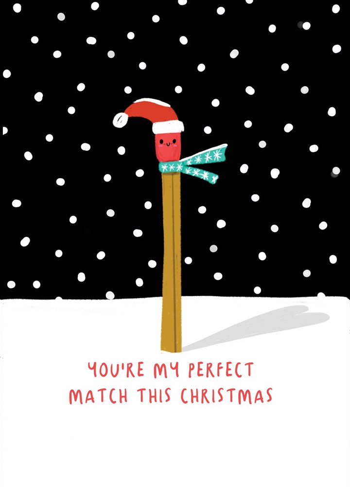My Perfect Match Christmas Card