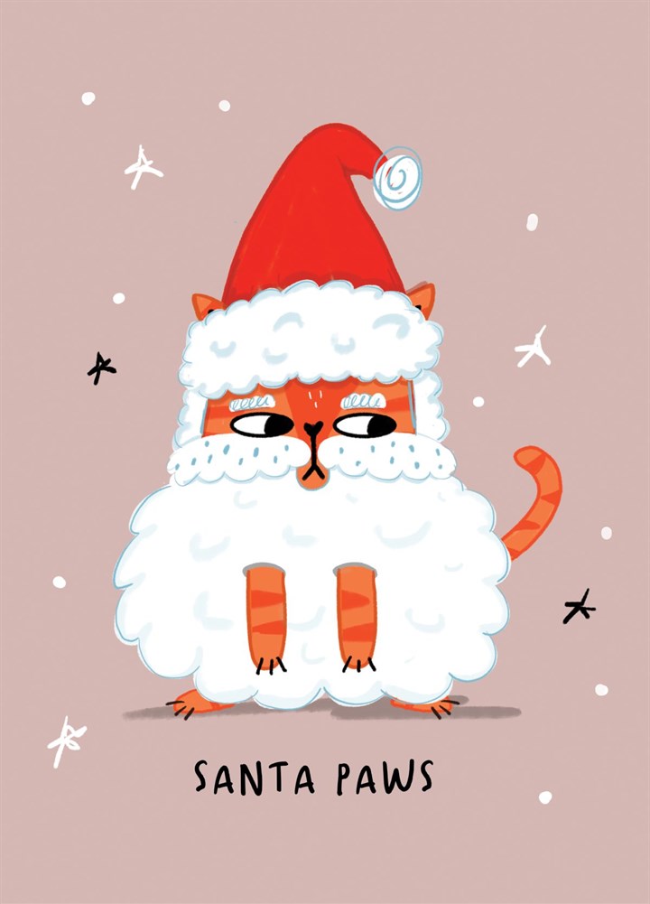 Santa Paws Card