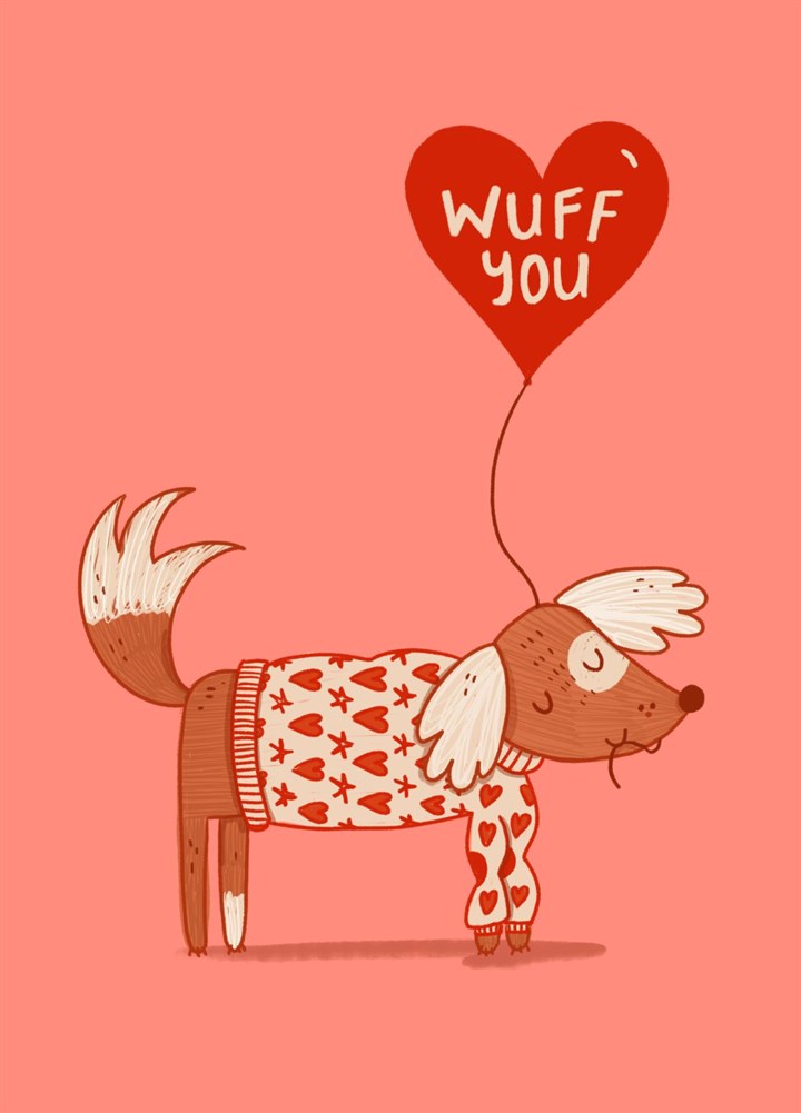 Wuff You Valentines Card