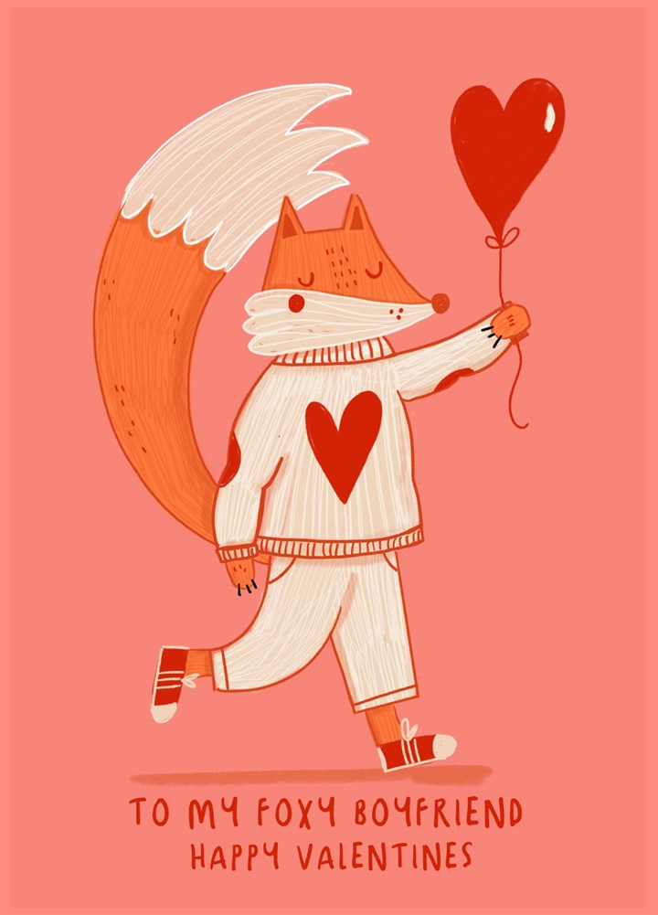 Foxy Boyfriend Valentine Card