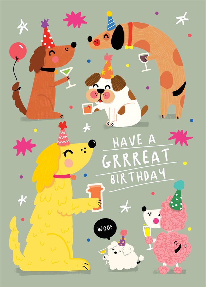DOGGY BIRTHDAY CARD