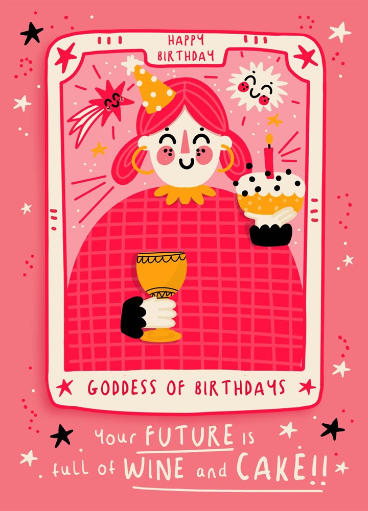 Birthday Goddess Tarot Card