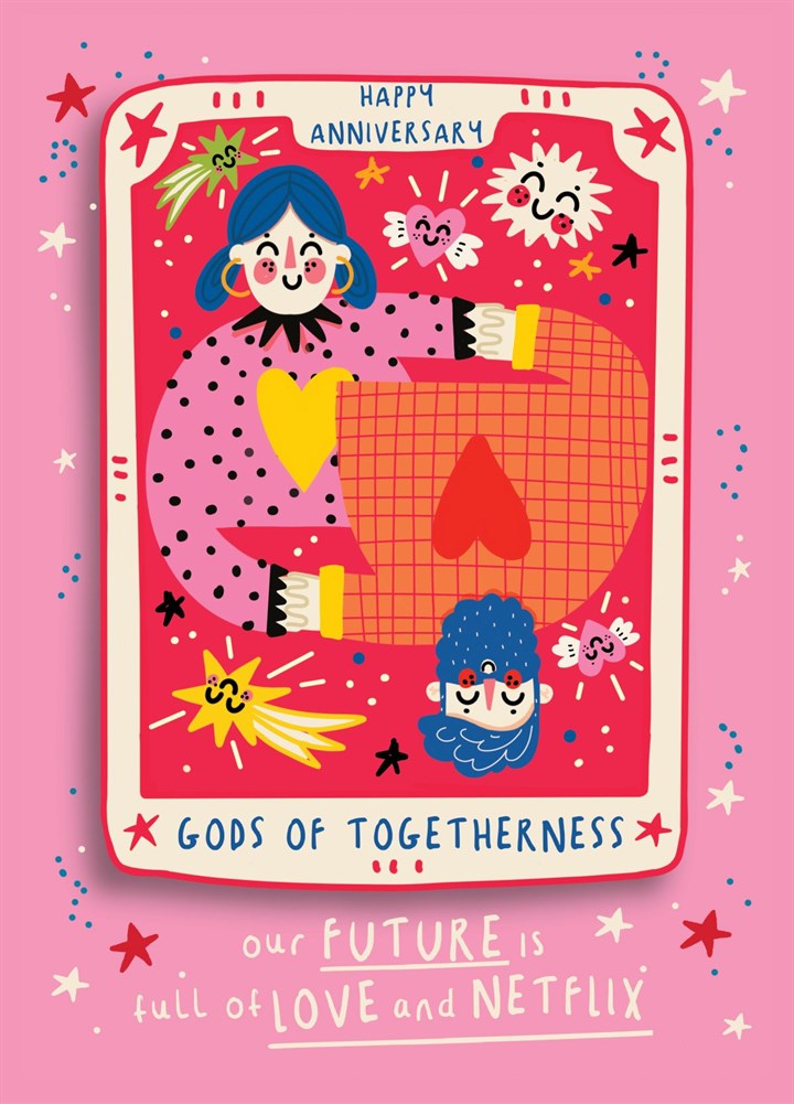 Gods Of Love Anniversary Card