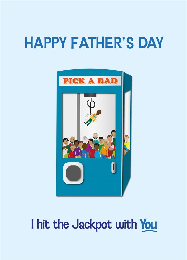 Father's Day Jackpot Pick A Dad Card