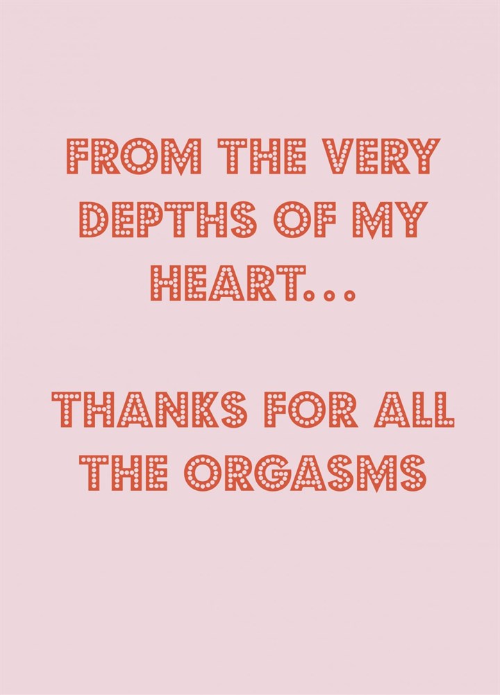 From The Depths Of My Heart Card