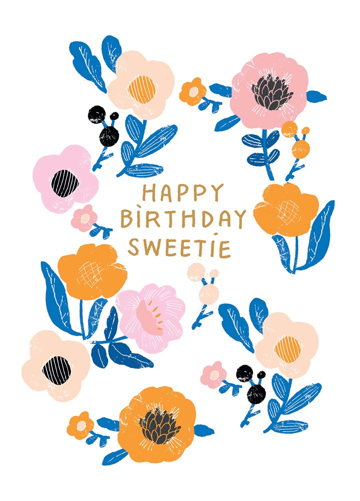 Happy Birthday Sweetie Card